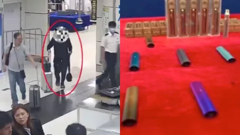 男子肛门藏大麻